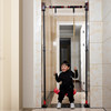 Swing bracket indoor children's baby household telescopic rod door F upper horizontal bar baby swing basket chair hanging rope with