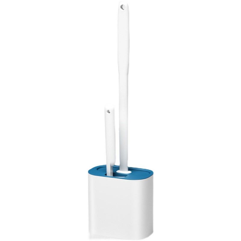 No dead angle toilet brush household K bathroom wall-mounted set toilet brush artifact cleaning silicone toilet