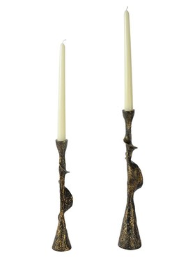 现代轻奢天然云石大理石烛台摆件样板间茶室书房蜡烛托盘软装饰品