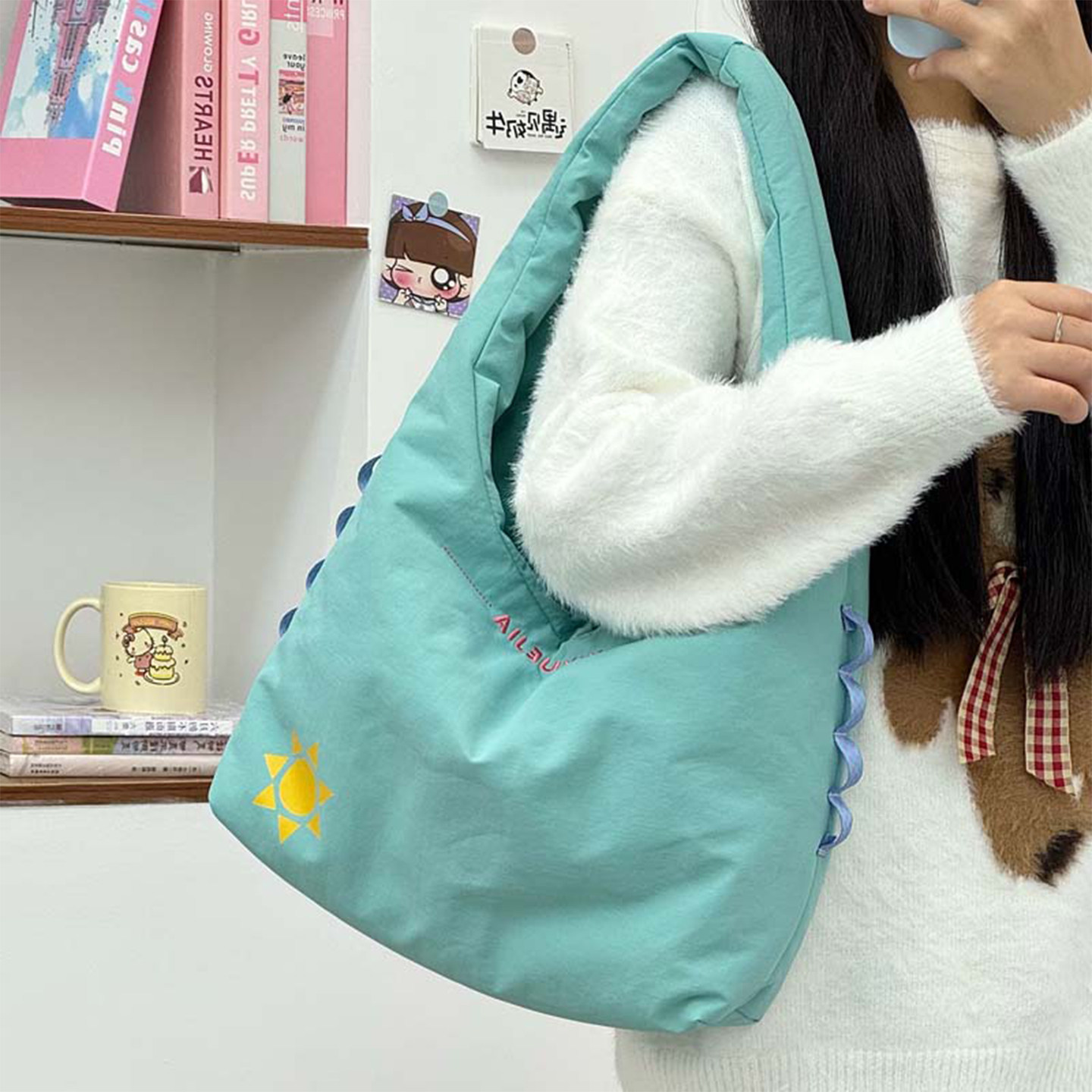 云朵包大容量包包女2025新款松弛感轻便手提包通勤百搭腋下单肩包,淘宝优惠券,粉丝福利购,淘宝优惠卷