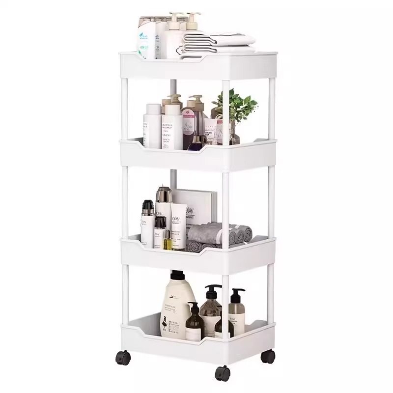 小推车置物架卫生间收纳夹缝架浴室厕所省空间神器厨房落地储物架,淘宝优惠券,粉丝福利购,淘宝优惠卷