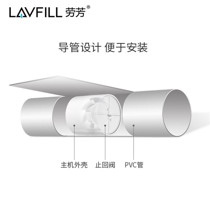 卫生间圆形管道排风换气扇4寸110pvc管家用厨房静音小型抽风机6寸,淘宝优惠券,粉丝福利购,淘宝优惠卷