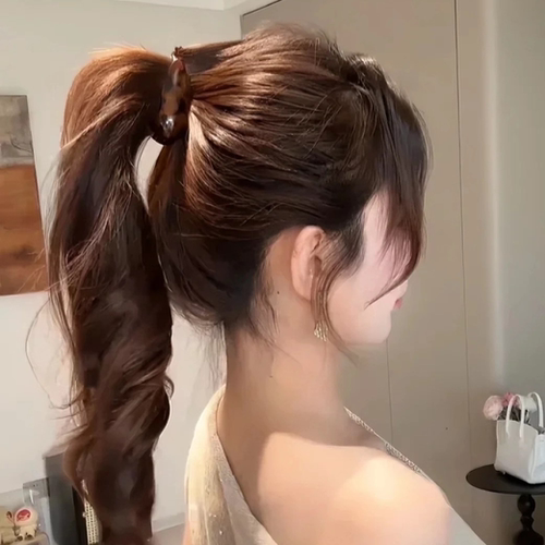 小号香蕉夹竖夹女2025新款发夹高级感气质扭扭夹后脑勺高马尾抓夹 - 图1