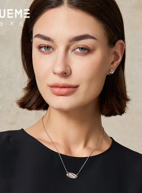 真我不凡S925纯银莫比乌斯项链女2025新款高级感女颈链女锁骨链