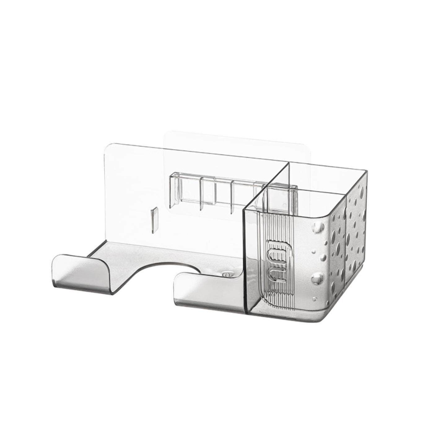 吹风机置物架免打孔卫生间洗漱吹风牙刷浴室架子洗脸巾洗脸台收纳,淘宝优惠券,粉丝福利购,淘宝优惠卷