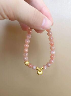 时尚小众复古轻奢小胖福手链2025新款转运珠手串精致礼物复古风