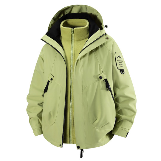 Men's and women's spring and autumn three-in-one jackets