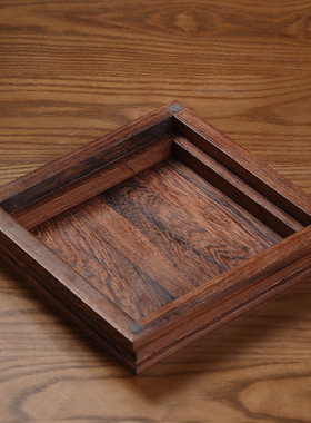 戴玉堂鸡翅木底座正方形实木佛像底座增高底座神像加高木底座摆件