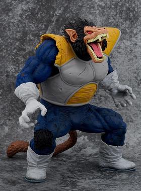 优质版七龙珠动漫周边2代大猩猩贝吉塔大猿模型公仔模型机箱摆件