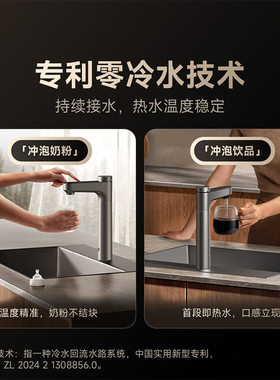 [新品]小米米家即热净水器2净热直饮过滤家用厨下净水1200G大容量