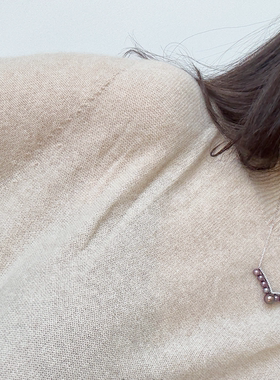 半觉【福禄自来】绝绝子紫珠珍珠微笑设计款项链