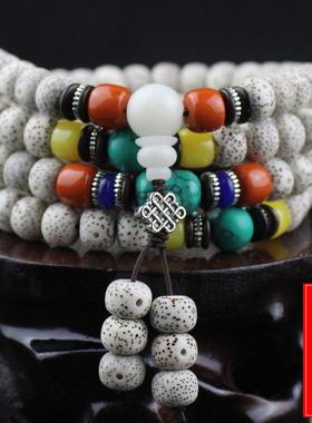 极速菩提子108颗l海南星月佛珠项链手串念珠手链毛衣男女籽正月链