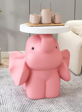 大象大型落地摆件客厅电视柜沙发边几床头柜托盘家居饰品乔迁礼物