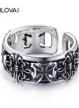 十字架戒指男小众设计复古个性潮