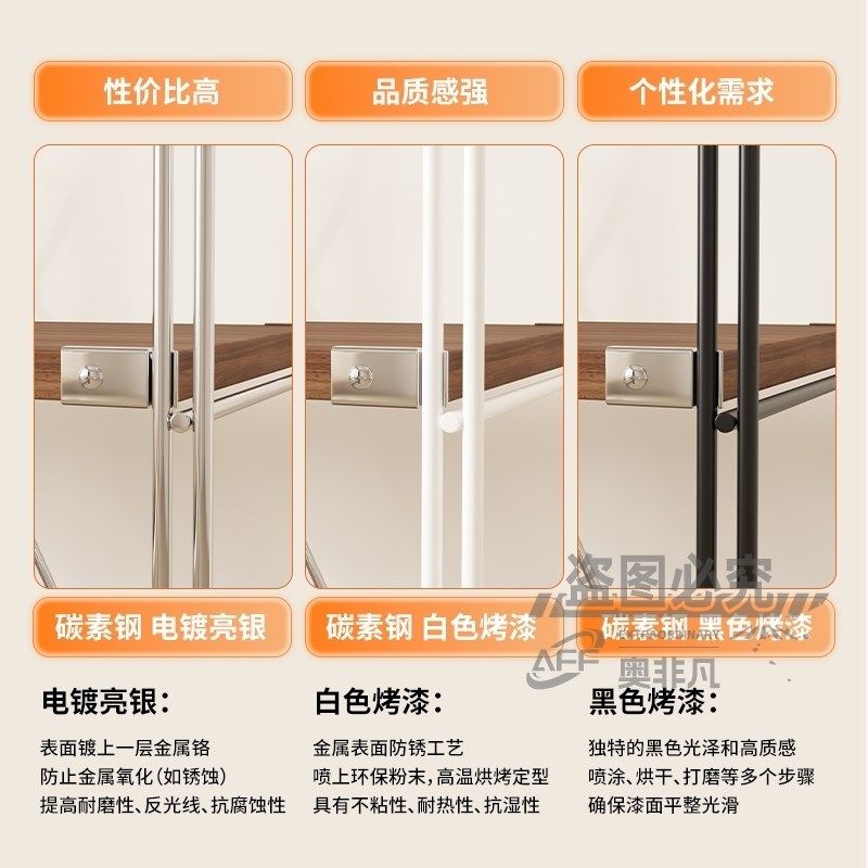 厨房置物架落地多层微波炉收纳层架子家用烤箱锅架多功W能置物架,淘宝优惠券,粉丝福利购,淘宝优惠卷