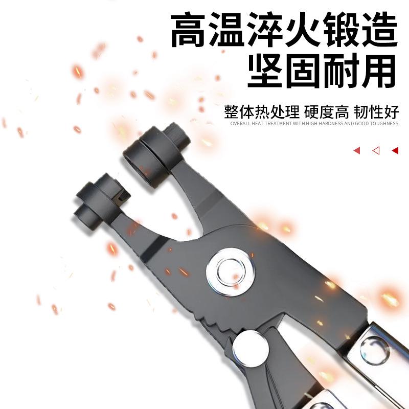 汽车水管卡箍钳进气管卡扣钳拉线管束钳套装汽修专用拆卸水管钳子 - 图2