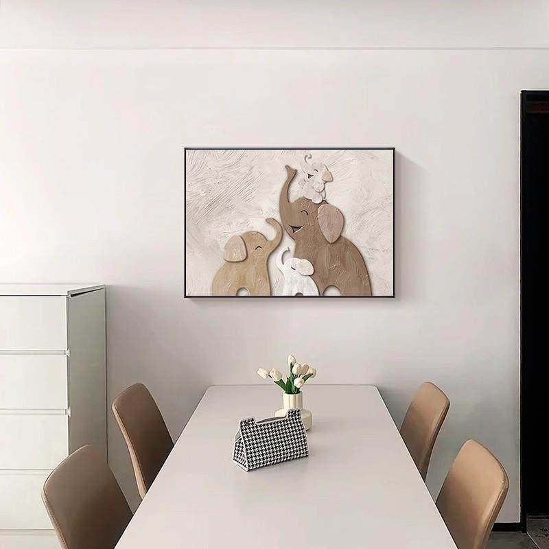 大象电表箱装饰画轻奢高级感遮挡配电箱壁画电源开关挂画2025新款,淘宝优惠券,粉丝福利购,淘宝优惠卷