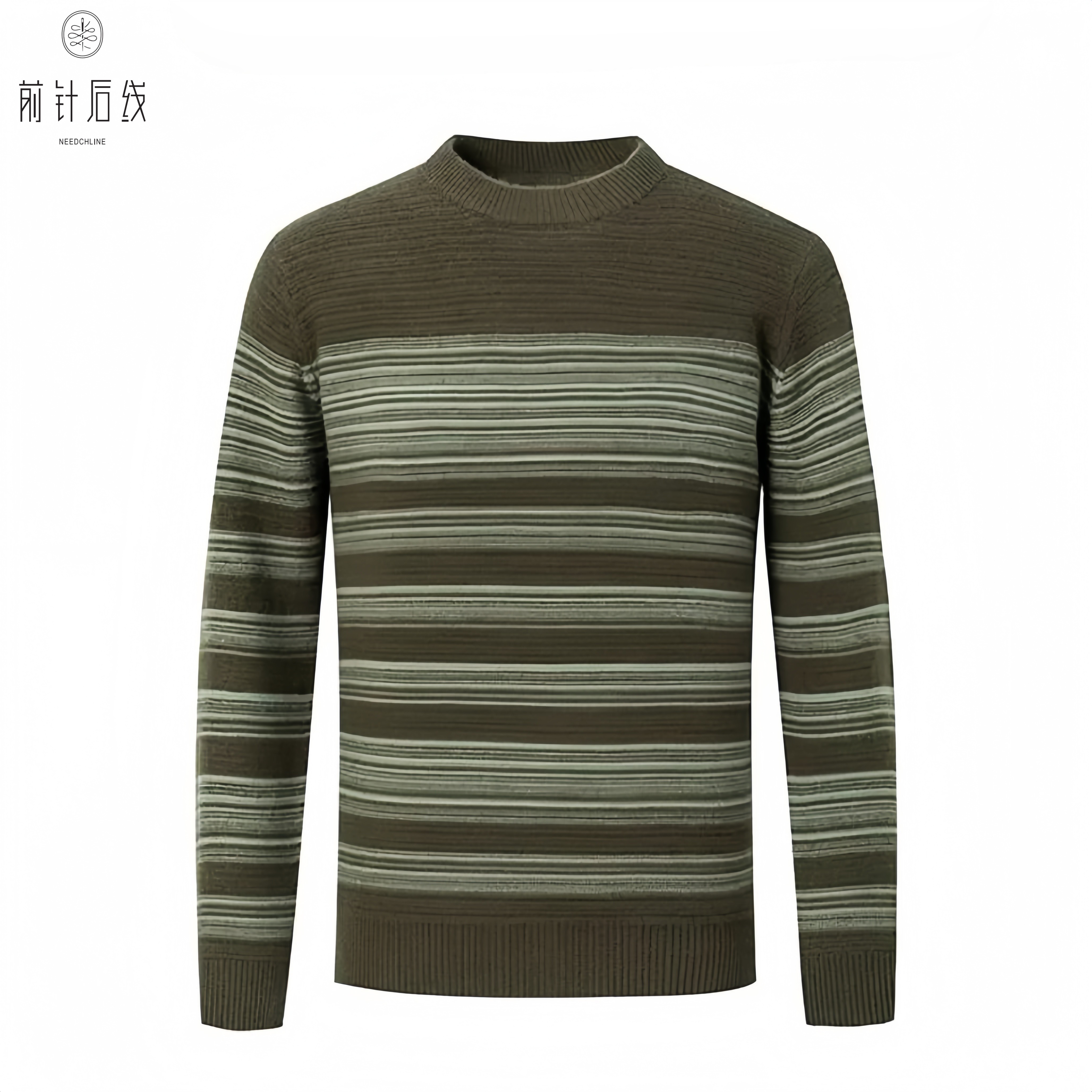 100%纯羊绒男士羊绒衫圆领长袖冬季保暖羊绒加厚商务男装条纹重磅,淘宝优惠券,粉丝福利购,淘宝优惠卷