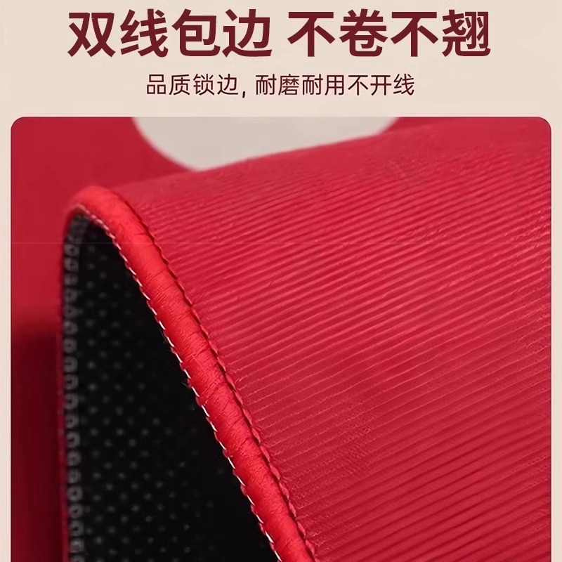 蛇年新年水晶绒地垫入户门垫耐脏耐磨易打理防滑速干地垫吸水垫