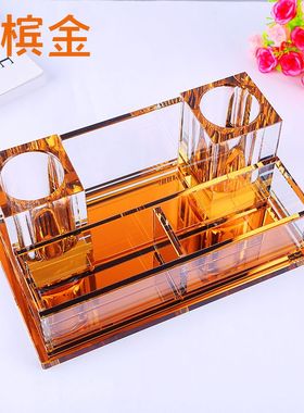 水晶话筒架麦克风支架KTV用品桌面无线话筒座水晶座咪唑台式摆件