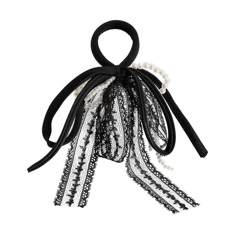 轻奢多层蝴蝶结弹力发绳时尚小香风蕾丝发圈简约耐用橡皮筋头绳女,淘宝优惠券,粉丝福利购,淘宝优惠卷