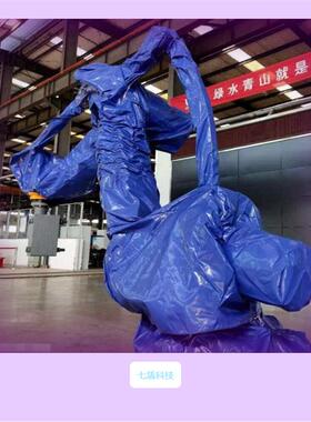 发那科LRMate200iD一次性机器人防护服阻燃纤维隔热喷粉