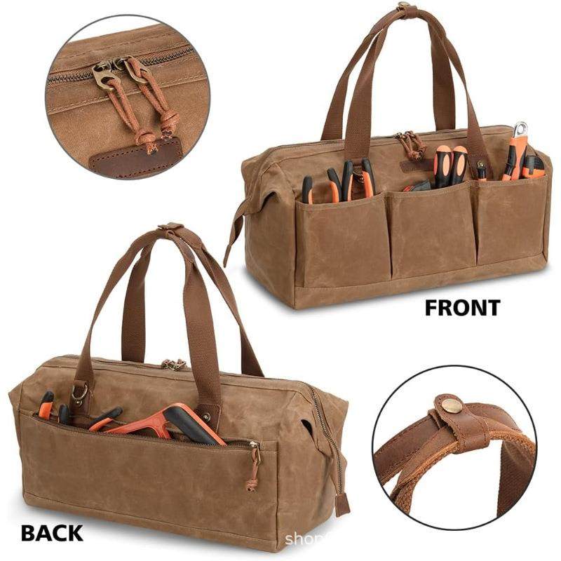 重型工具包多口袋便携式工具箱收纳软手柄携带抗水工具包带大拉链,淘宝优惠券,粉丝福利购,淘宝优惠卷