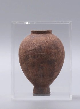 新中式亚克力罩陶瓷摆件展示陈列艺术品桌面客厅架空层酒柜装饰品