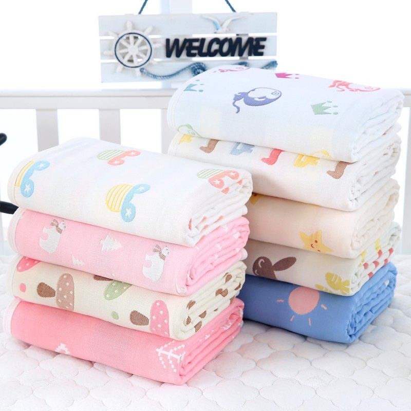 婴儿浴巾纯棉纱布宝宝浴巾新生儿洗澡盖毯儿童毛巾被全棉浴巾抱被,淘宝优惠券,粉丝福利购,淘宝优惠卷
