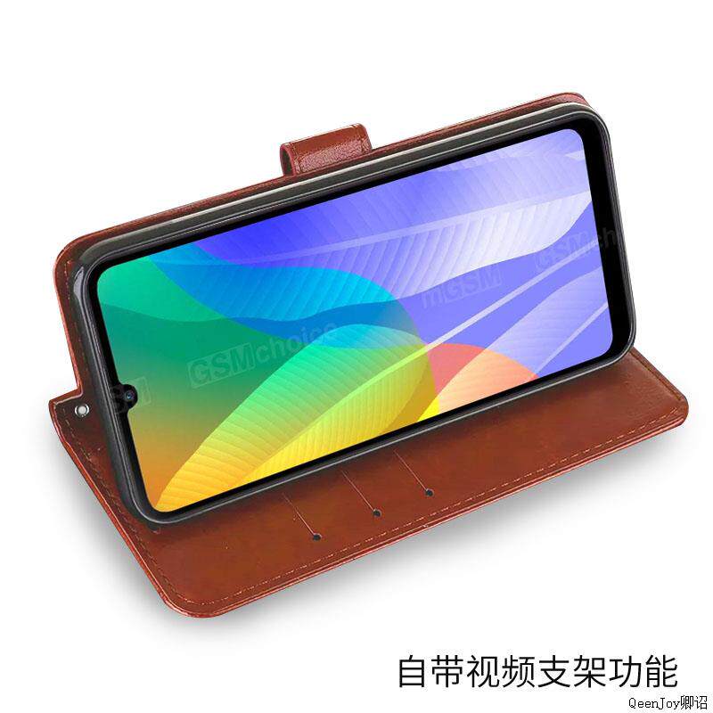 适用华为MED一LX9N手机壳皮夹华为Y6P 2020保护套6.3英寸华为MED-LX9N外壳翻盖华为Y6P男士huawei插卡钱包款?