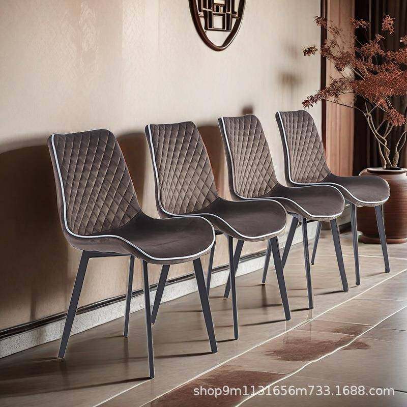 轻奢盆椅靠背椅酒店洽谈椅餐厅椅卧室家用餐厅创意绒布软包椅,淘宝优惠券,粉丝福利购,淘宝优惠卷