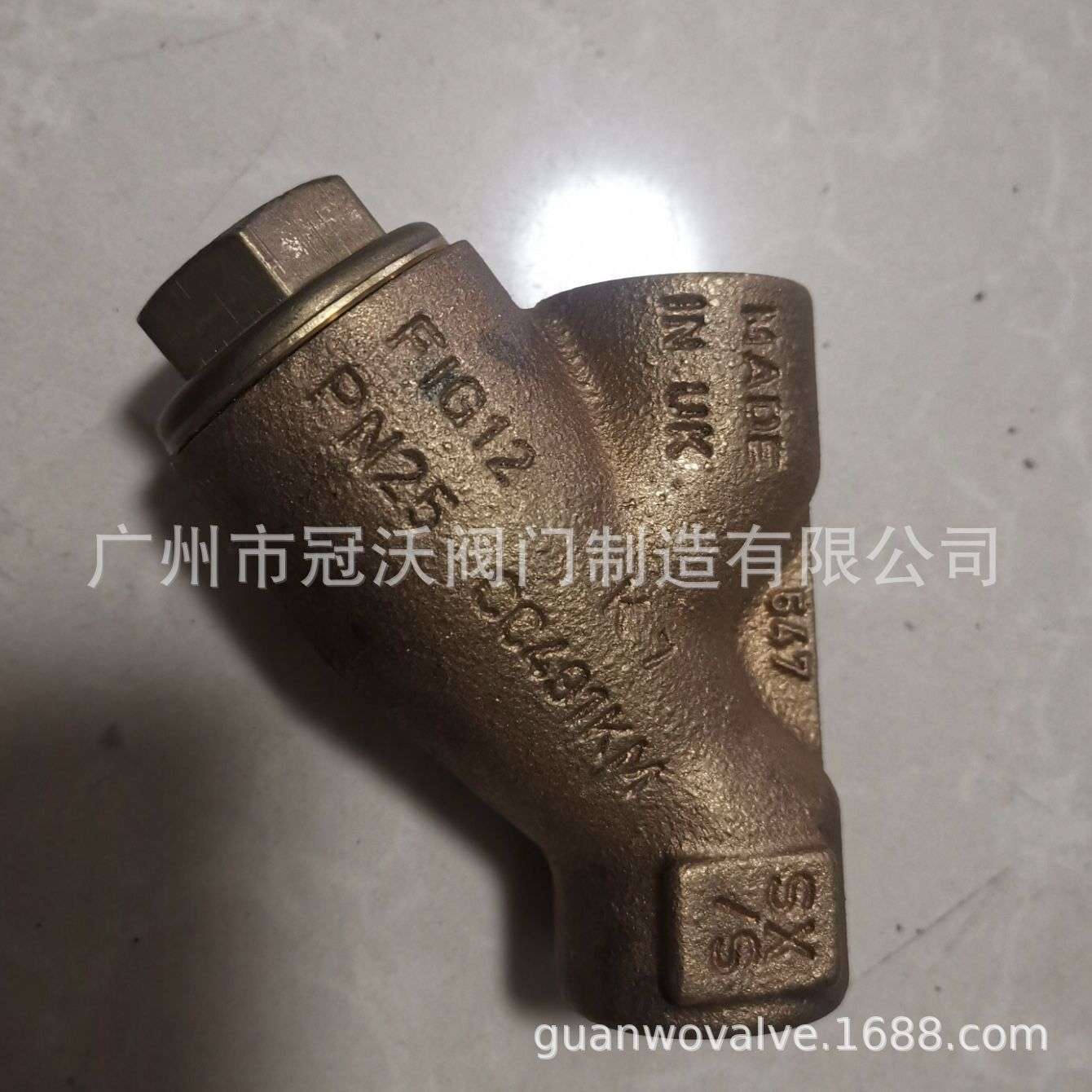 斯派莎克全铜过滤器 Y型过滤器 FIG12螺纹过滤器SPIRASARCO过滤器 - 图3