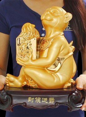 十二生肖金鼠牛虎兔龙蛇马羊猴鸡狗猪摆件大号 树脂工艺生日礼品