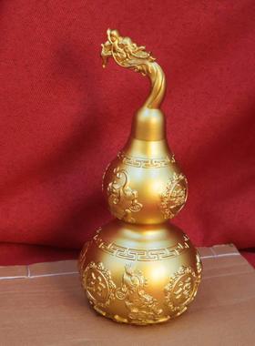 黄铜龙头貔貅招财葫芦铜葫芦铜摆件家居客厅玄关办公室摆设工艺品