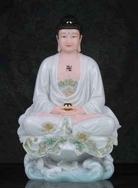 合成石粉中式佛堂装饰摆件