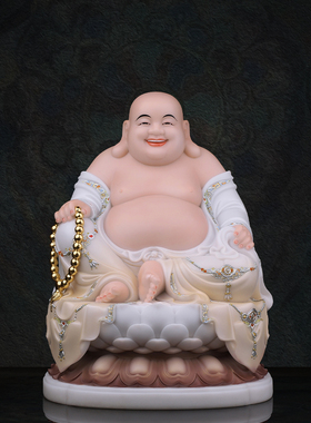 观音菩萨佛像家用款供奉树脂大势至南海观世音像娑婆三圣全堂佛