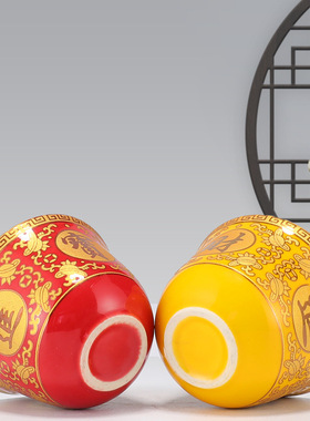 陶瓷中式佛堂供财神爷陶装饰摆件