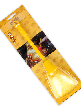 塑料中式佛堂净佛巾佛尘装饰摆件