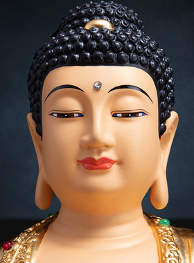 铜中式佛堂铜观音佛象菩装饰摆件