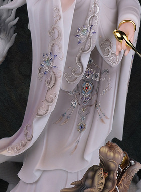 合成玉石中式佛堂装饰摆件