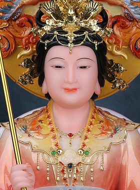 合成玉石中式佛堂装饰摆件