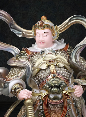 合成玉石粉中式佛堂装饰摆件