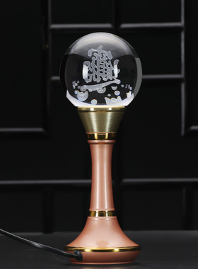 玻璃合金中式佛堂装饰摆件