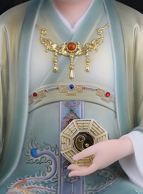 合成玉石中式佛堂装饰摆件