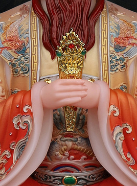 合成玉石粉中式佛堂装饰摆件