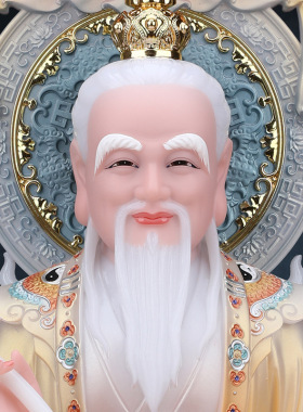 合成玉石中式佛堂装饰摆件