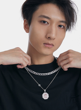 DH7十二生肖项链镶钻首饰吊坠饰品男款毛衣项链女款2024新款轻奢