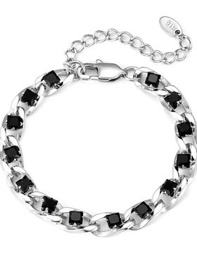 原创设计紫皓石手链钛钢男女轻奢