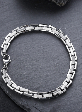 DH7嘻哈街头风手链钛钢男