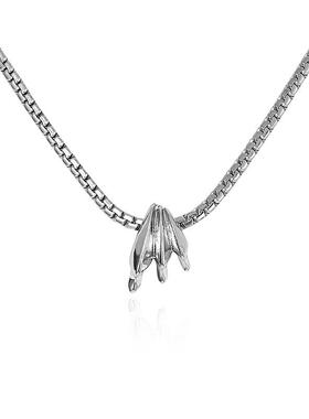 天使羽翼DH7钛钢毛衣链男女通用